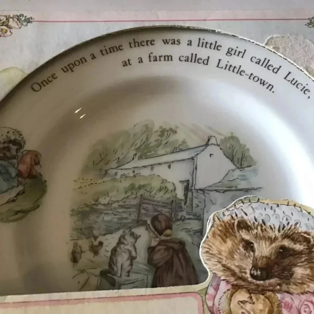 Wedgwood Beatrix Potter Mrs. Tiggy-Winkle Plate